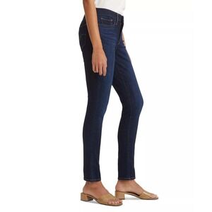 Levis Skinny Jeans Women Dark Indigo Mid Rise Denim‎ Sz 6 (30"x29") /#26217